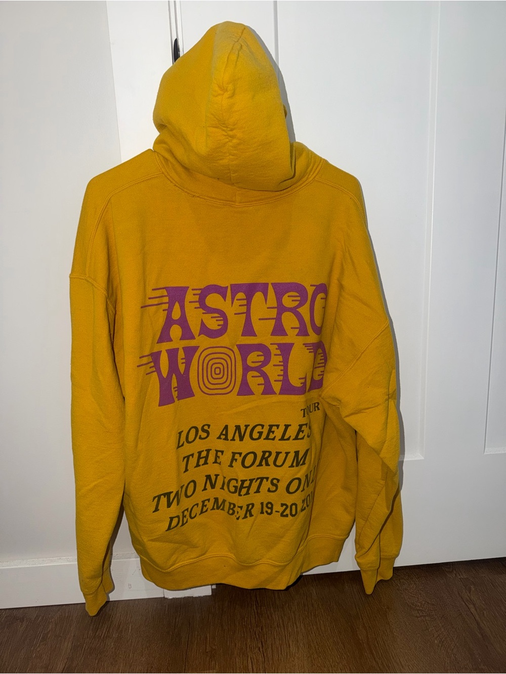 Astroworld LA Hoodie - Mustard / Purple